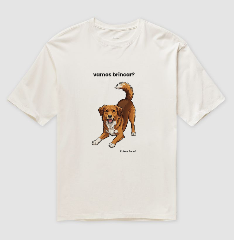 CAMISETA OVERSIZED NOSSO MASCOTE BRINCAR - Imagem 4