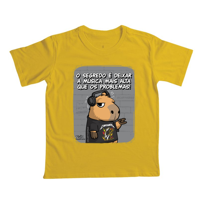 Camiseta Capivara Música - Imagem 3