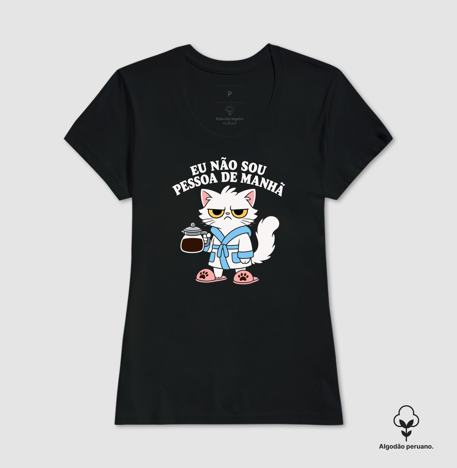 Eu Não Sou Pessoa de Manhã - Gato com Café - Imagem 6