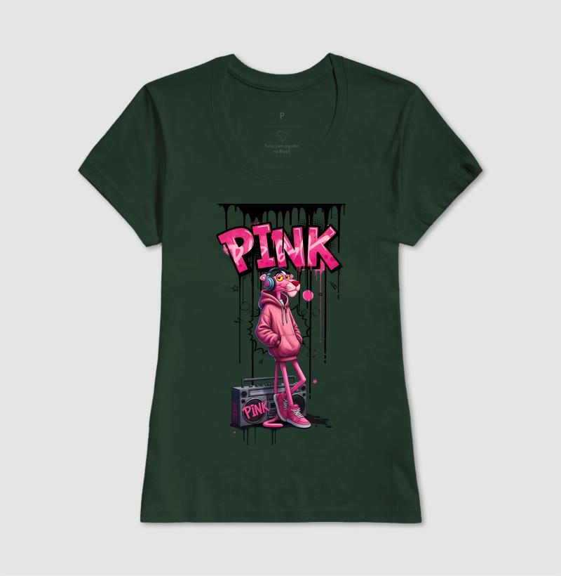 Camiseta Pantera Cor de Rosa Rap - Imagem 13