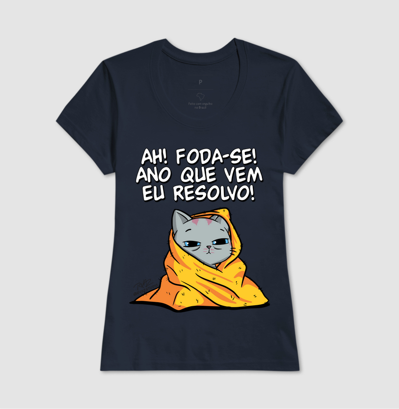 Camiseta Gato Sincero Ano que vem - Imagem 7