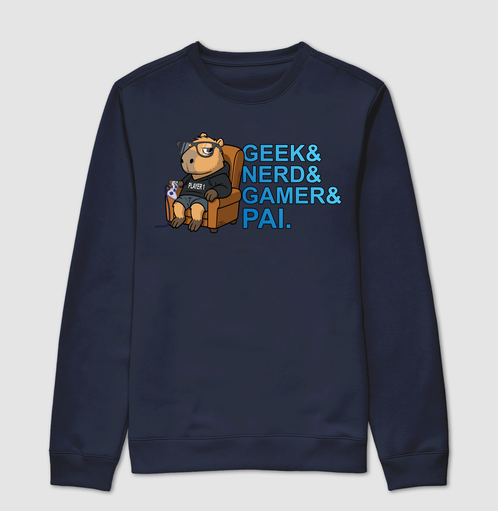 Camiseta Capivara Pai Gamer - Imagem 5