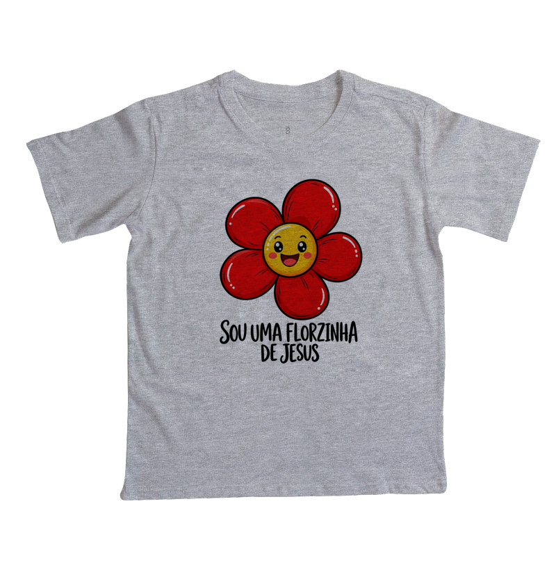 Camiseta Infantil Florzinha de Jesus - Imagem 4