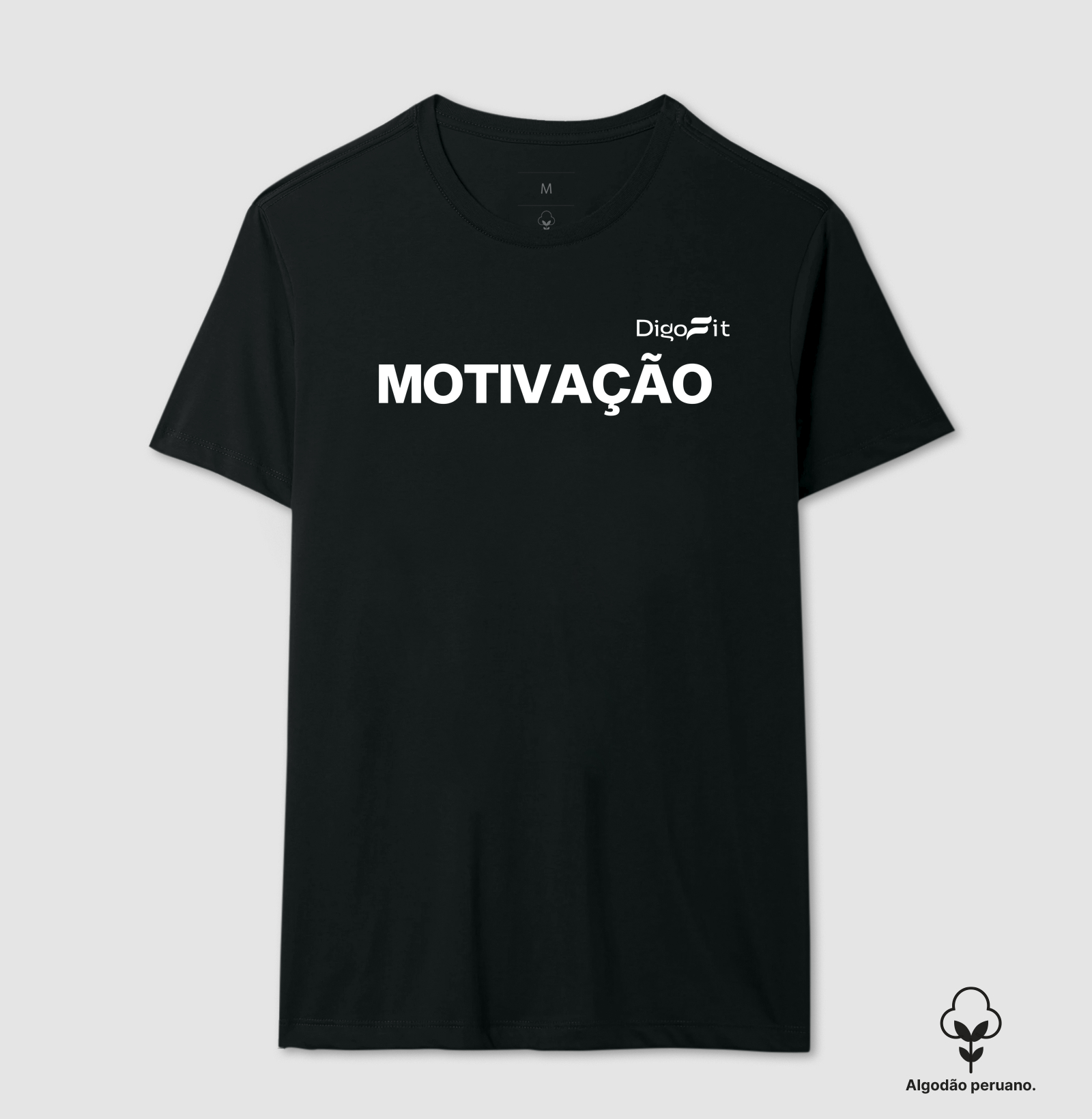 CAMISETA ALGODÃO PERUANO ACADEMIA MOTIVAÇÃO - Imagem 4