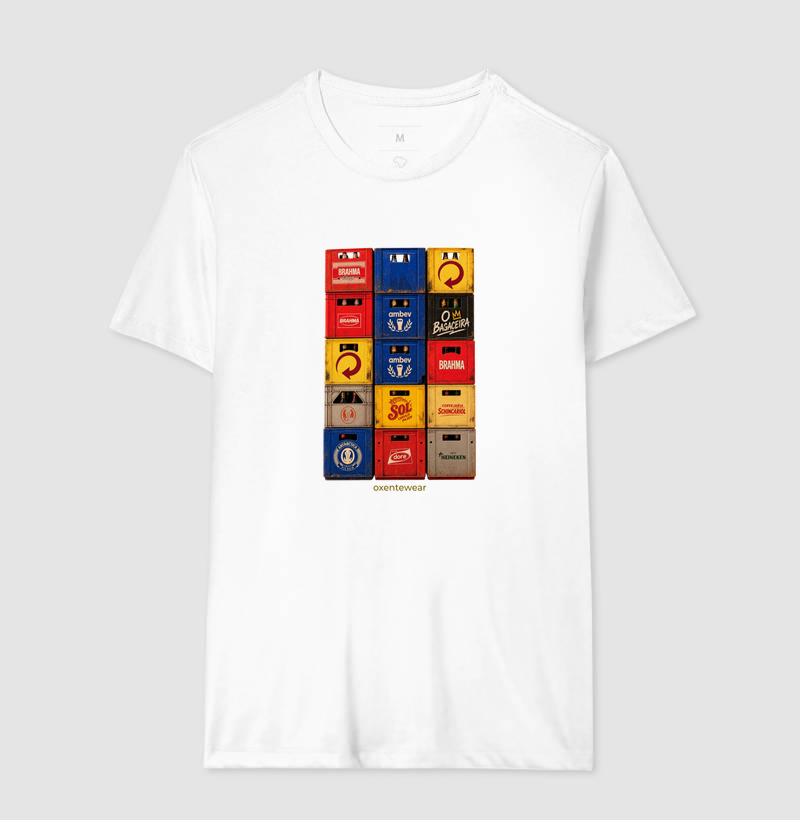 Camiseta Caixas de Cerveja ( O bagaceira )  OxenteWear - Imagem 4