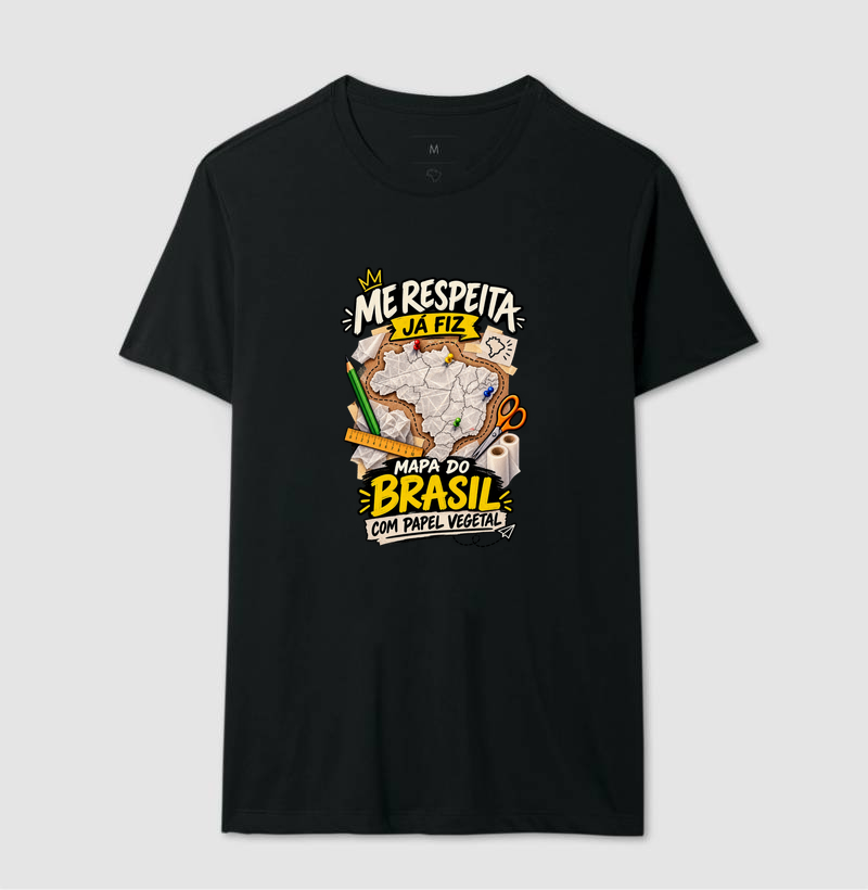 Me respeita já  mapa do Brasil com papel vegetal - Imagem 3