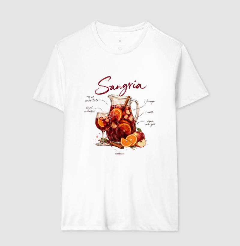 Camiseta Sangria – Drink com Vinho Tinto e Frutas - Imagem 4