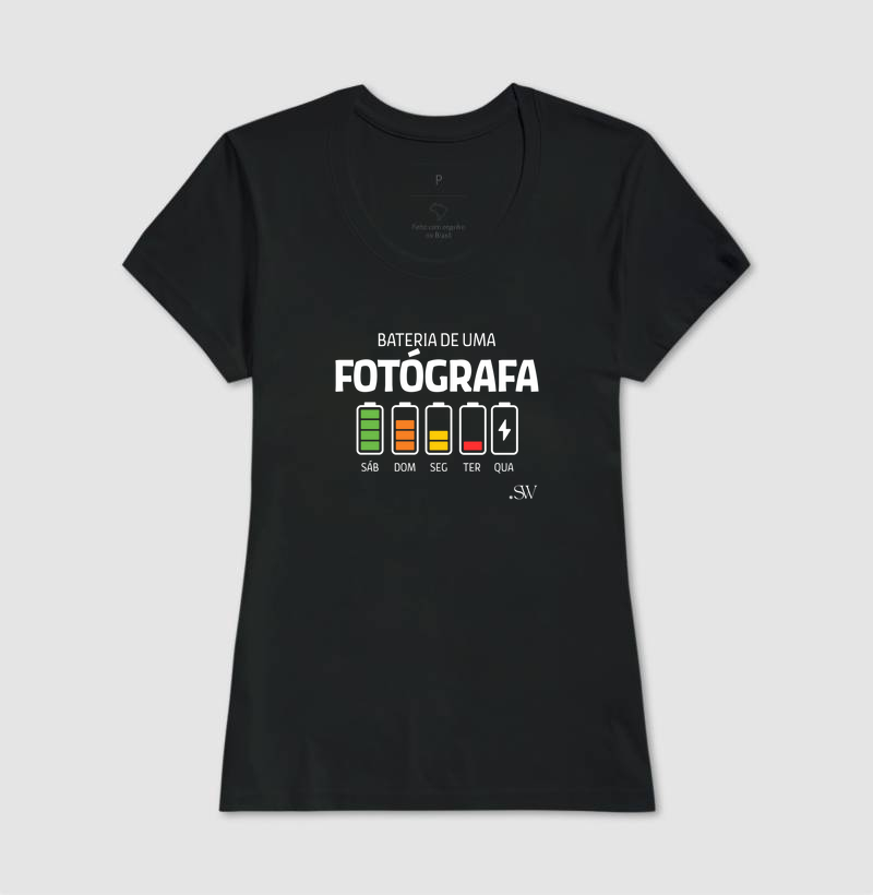 T-shirt | Shutter 04 Fotografia | Bateria original - Imagem 3