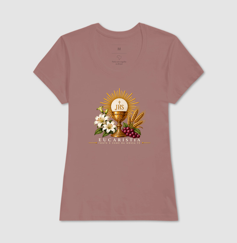 Camiseta Eucaristia, fonte e cume da nossa fé - Imagem 13