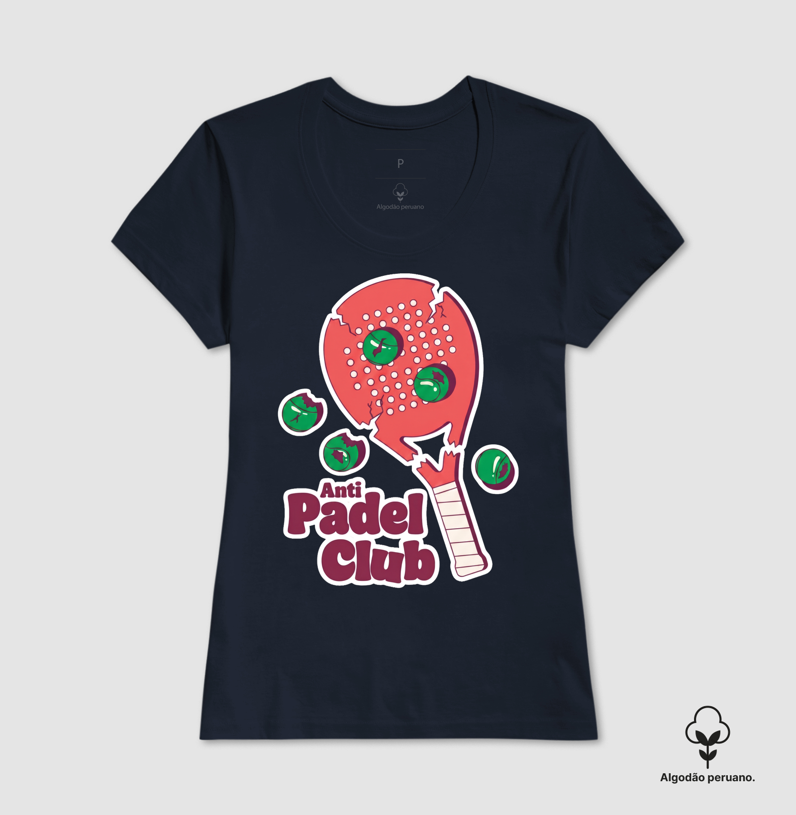 Camiseta Anti Padel Club Raquete Quebrada - Imagem 7