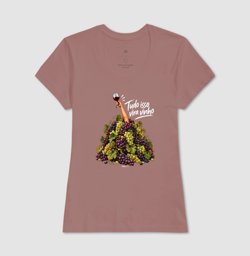 Camiseta “Tudo Isso Vira Vinho” – Humor & Lifestyle - Imagem 15