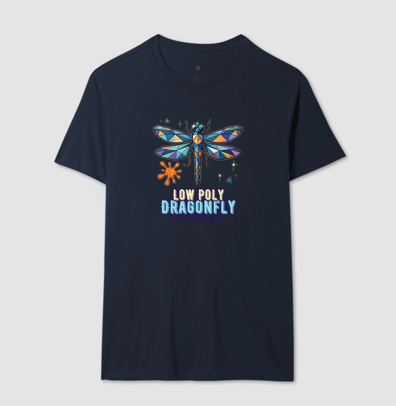 Camiseta Y2K Low Poly Dragonfly - Imagem 6