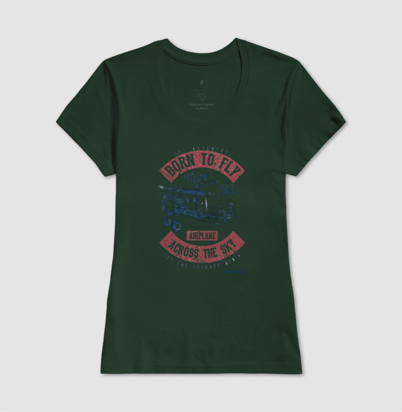 CAMISETA Vintage Born to fly - Imagem 10