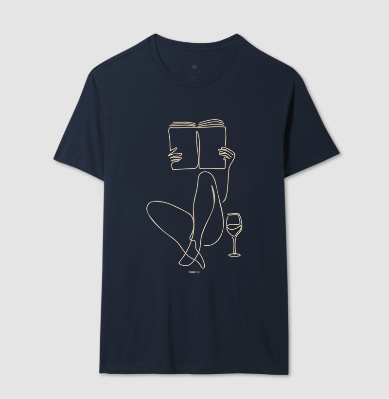Camiseta Leitura e Vinho - Imagem 6
