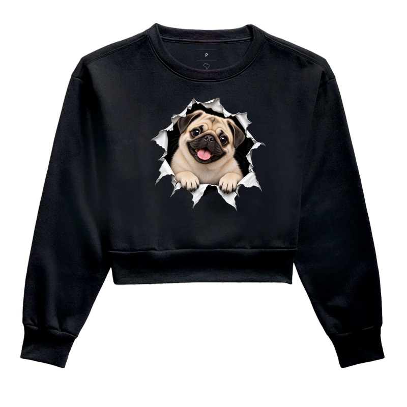 Pug Saindo da Camiseta - Imagem 2