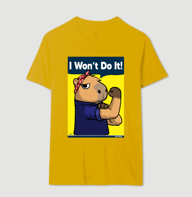 Camiseta Capivara I won’t do it! - Imagem 14