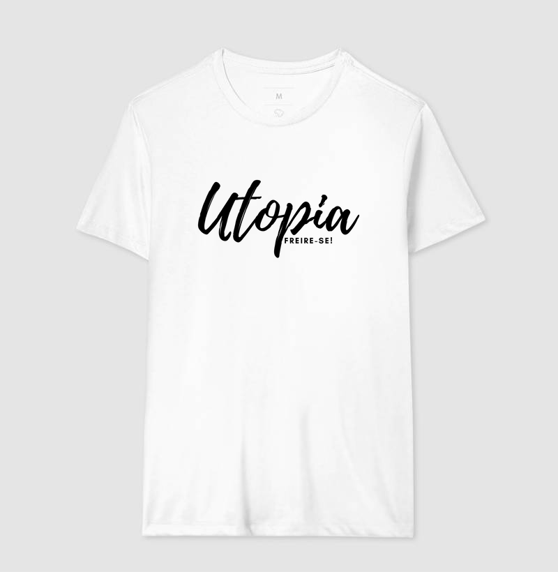 Camiseta Utopia - Letras Pretas