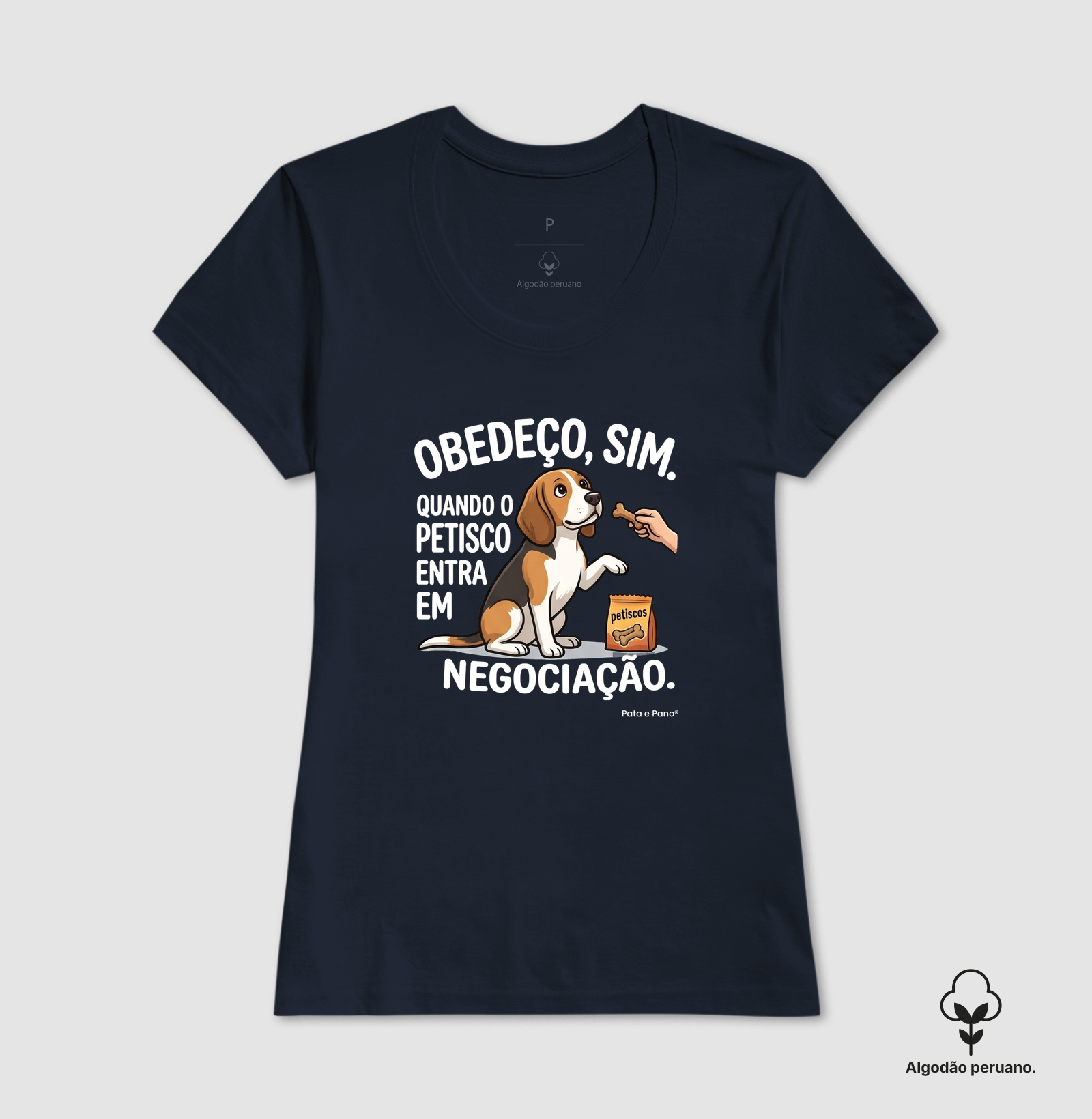 CAMISETA ALGODÃO PERUANO BORDER COLLIE OBEDEÇO - Imagem 8