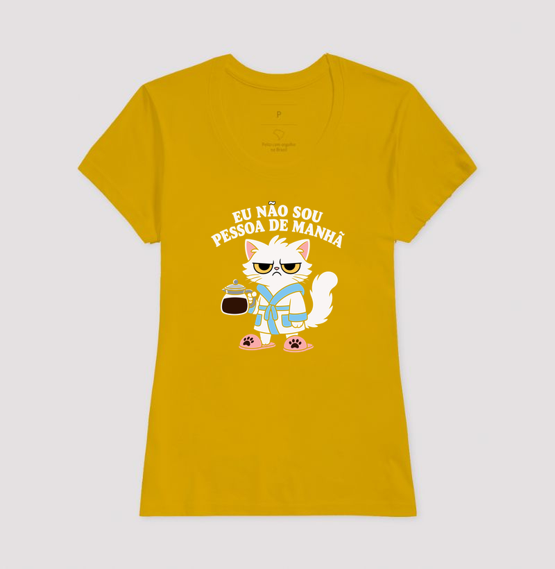 Eu Não Sou Pessoa de Manhã - Gato com Café - Imagem 12