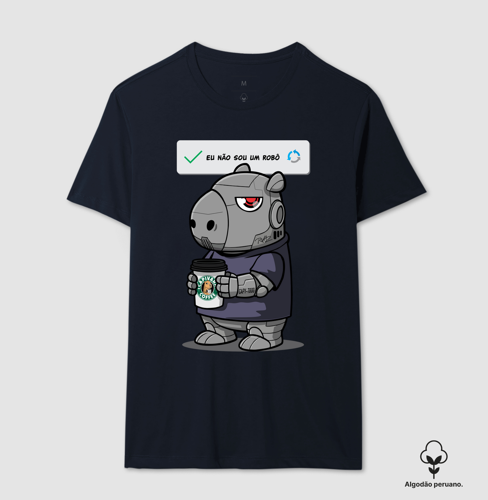 Camiseta Capivara Robô - Imagem 2