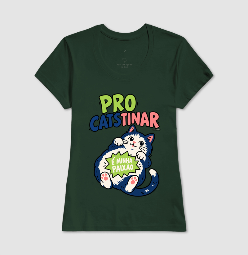Camiseta Procatstinar É Minha Paixão - Imagem 13
