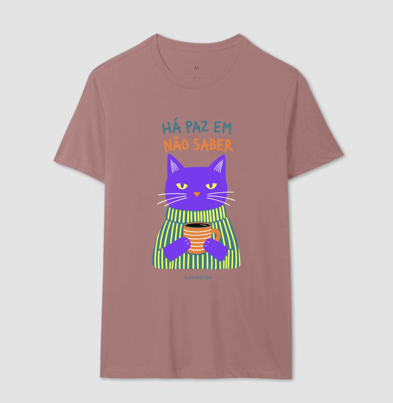 Camiseta Há Paz em Não Saber - Imagem 14