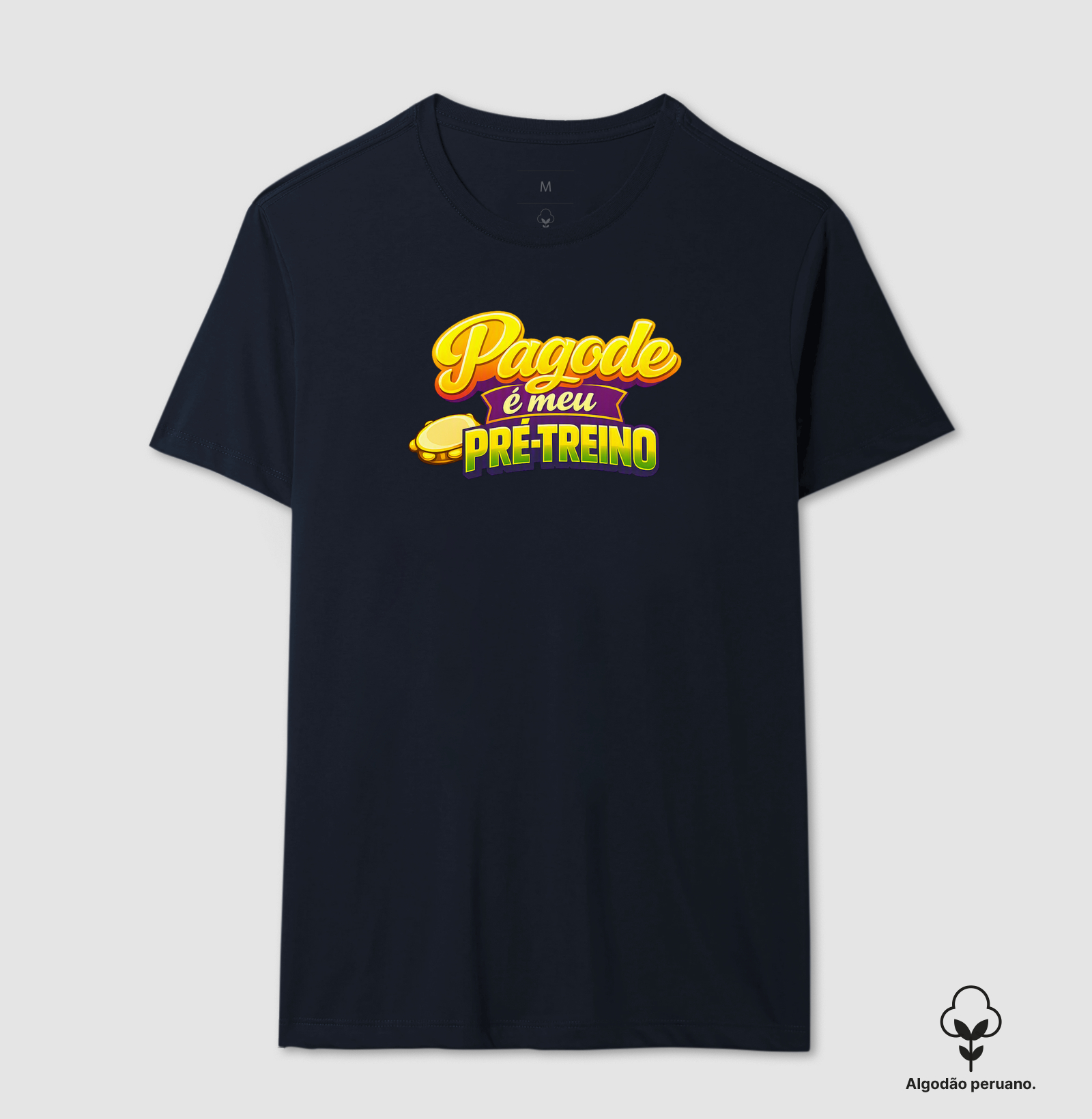 camiseta pagode é meu pré - treino - Imagem 8