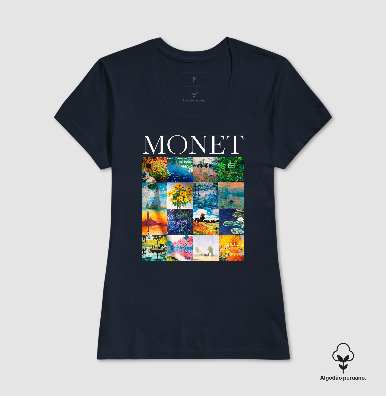 Camiseta Monet Art Collection Algodão Peruano  - Imagem 4