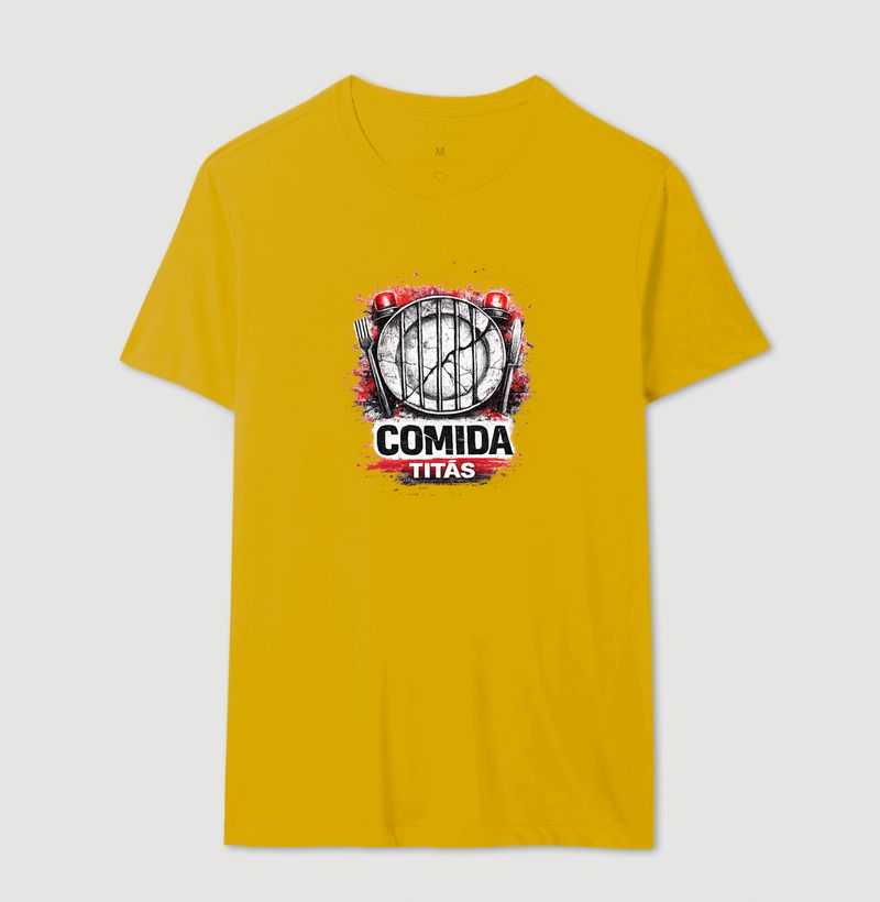 Camiseta Comida - Titãs. Coleção Música. Masculina e Feminina. Algodão Peruano. - Imagem 12