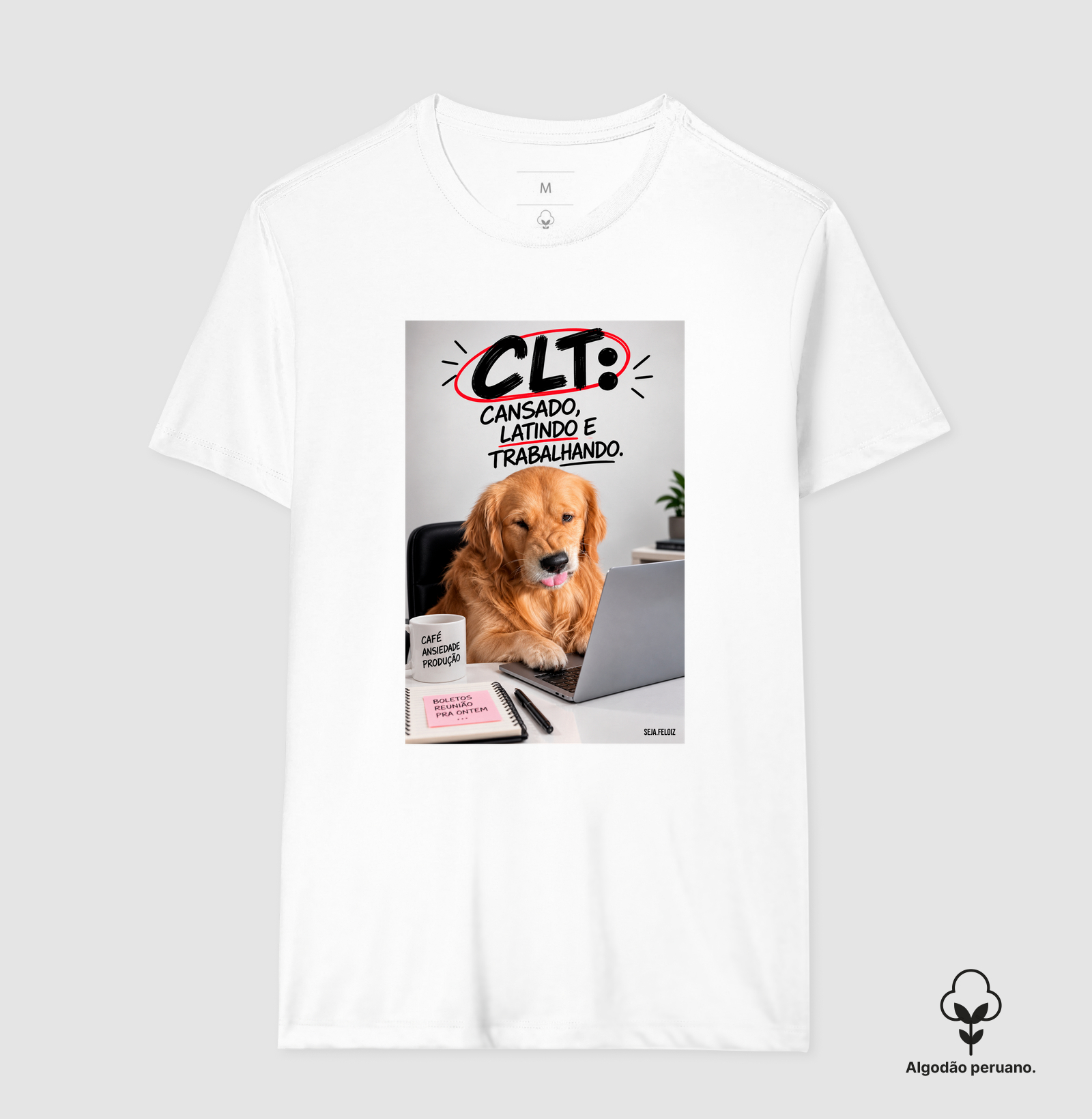 🐶💻 CLT — Cansado, Latindo e Trabalhando! | Golden Retriever Edition ☕🐾 - Imagem 4