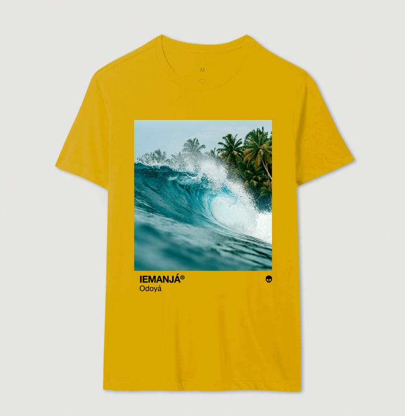 Camiseta Umbanda Orixá Iemanjá - Mar e Coqueiros - Imagem 14
