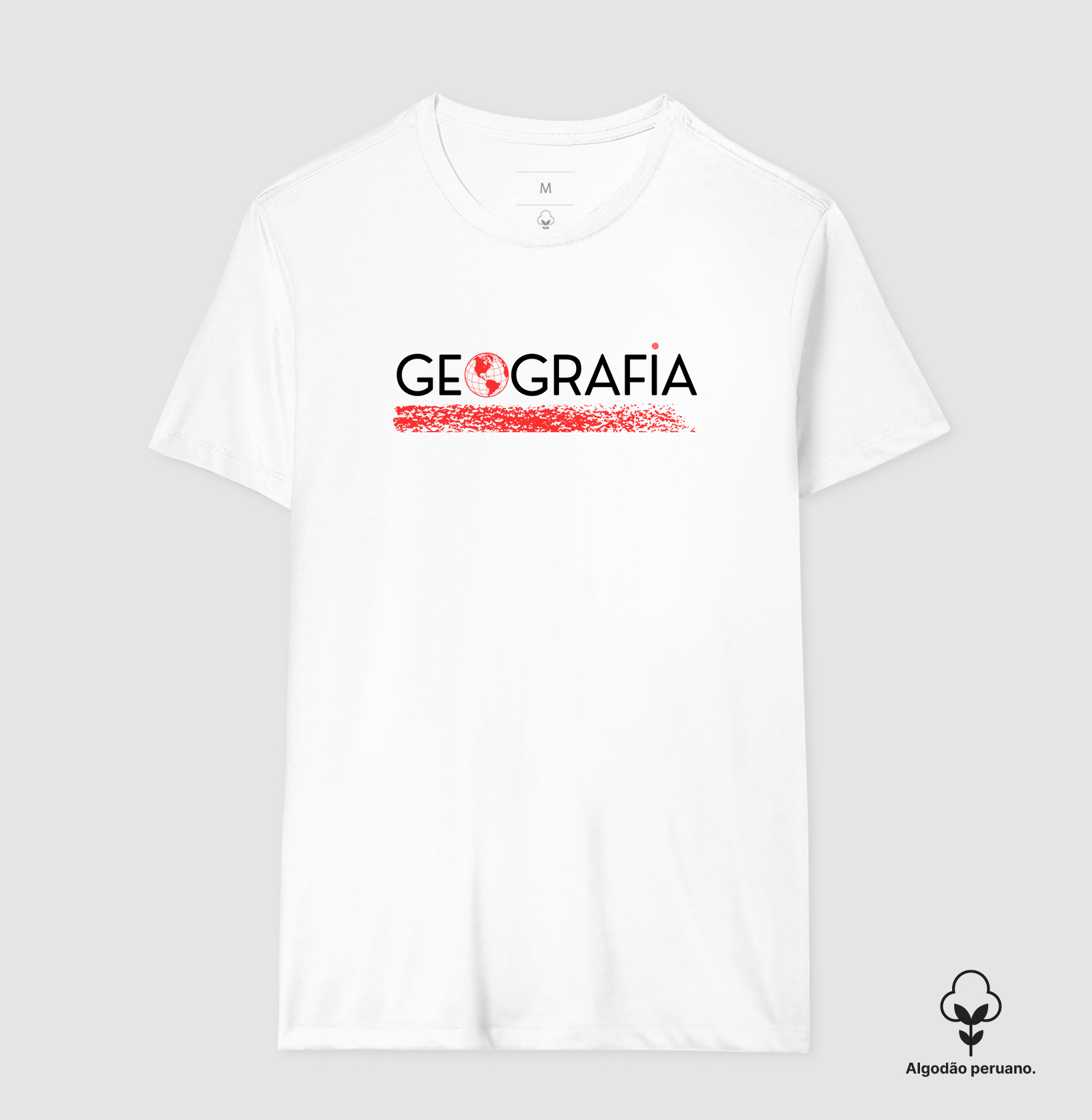 Camiseta Algodão Peruano Geografia I