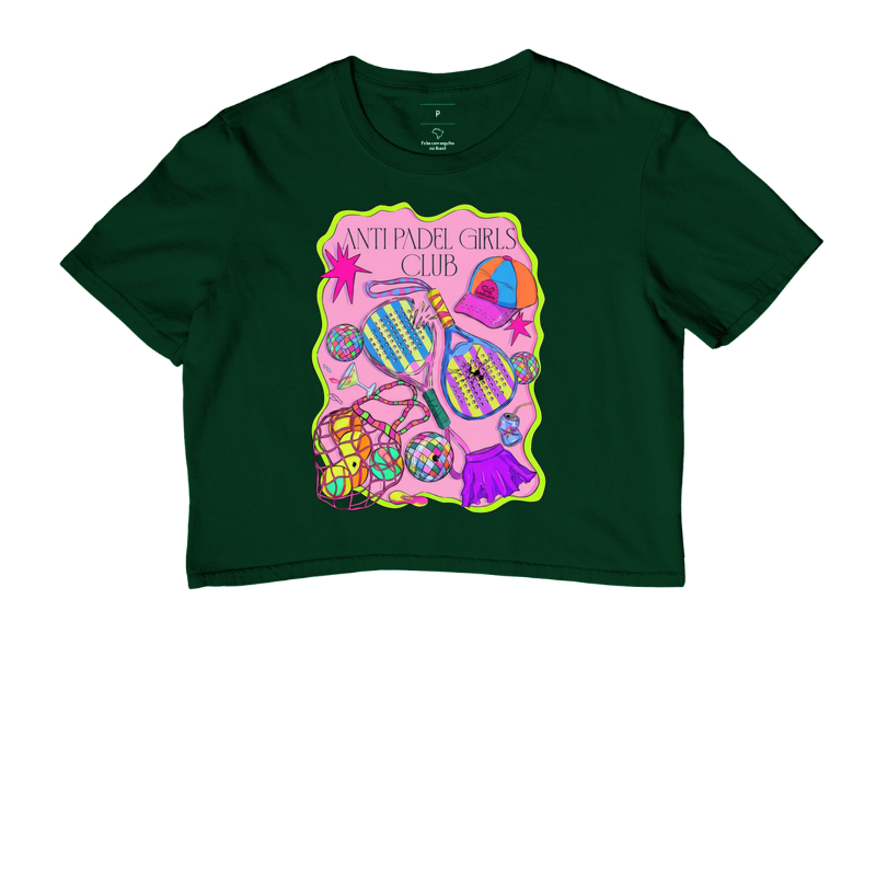 Camiseta Feminina Anti Padel Girls Club Rosa - Imagem 5