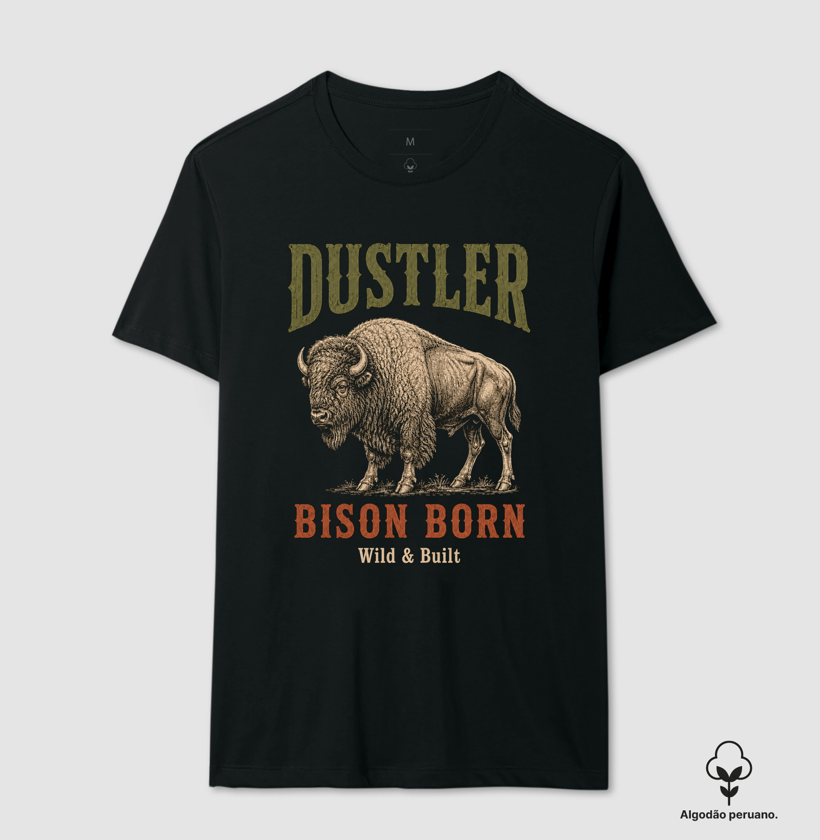 Camiseta Country  Bison Born Dustler South Co. - Imagem 3