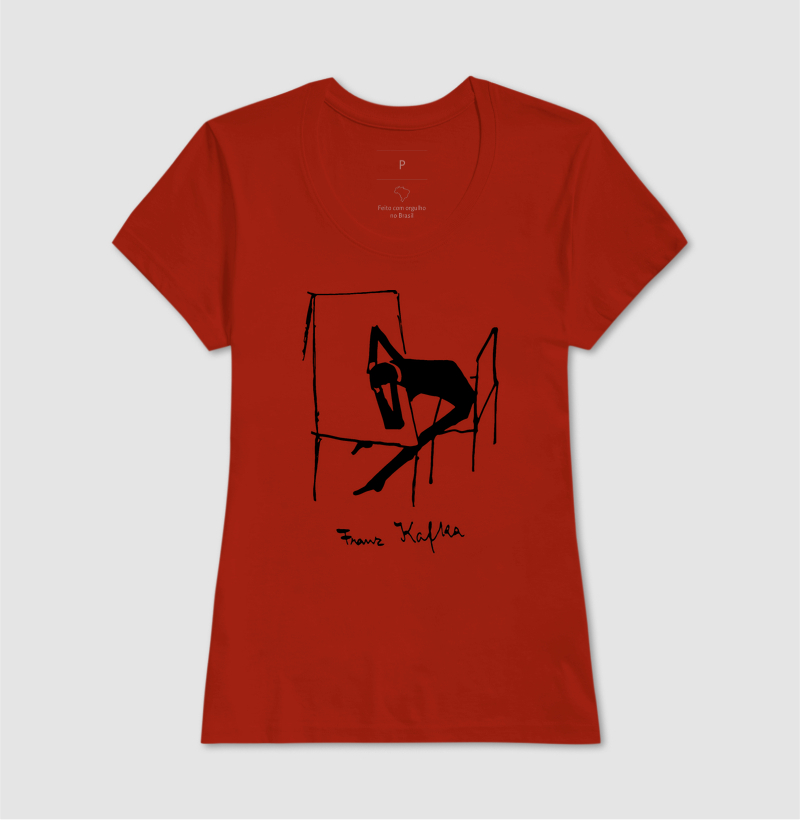 Camiseta Minimalista Escritor Franz Kafka - Imagem 7