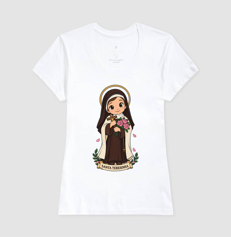 Santa Terezinha estilo chibi - Imagem 5