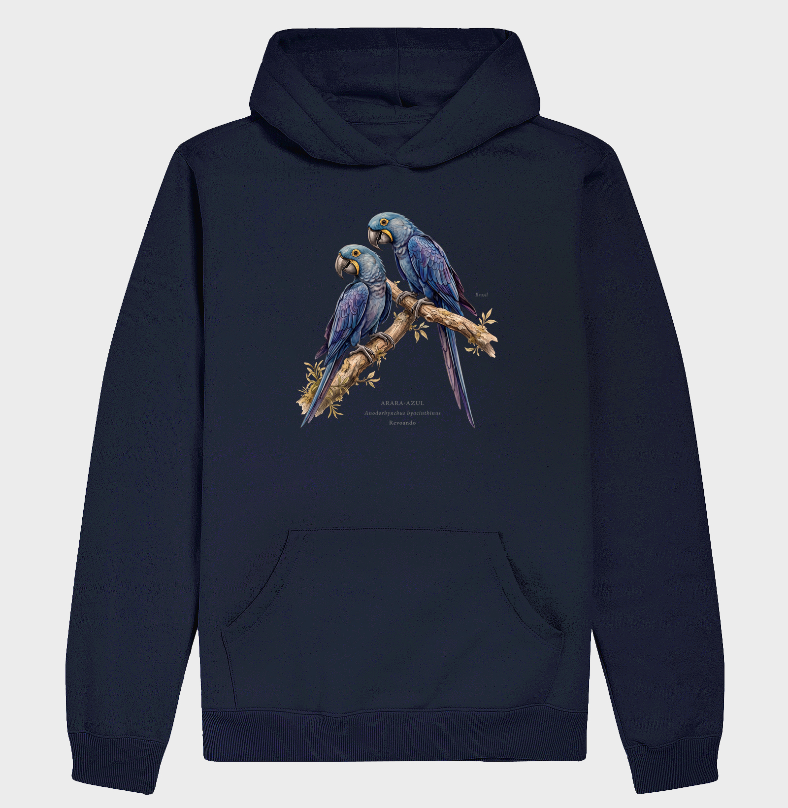 Naturalistas - Arara-azul - Moletom Hoodie - Imagem 6