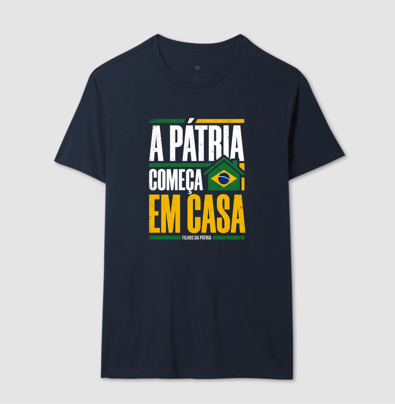 Camiseta Patria Comeca em Casa | Familia - Imagem 5