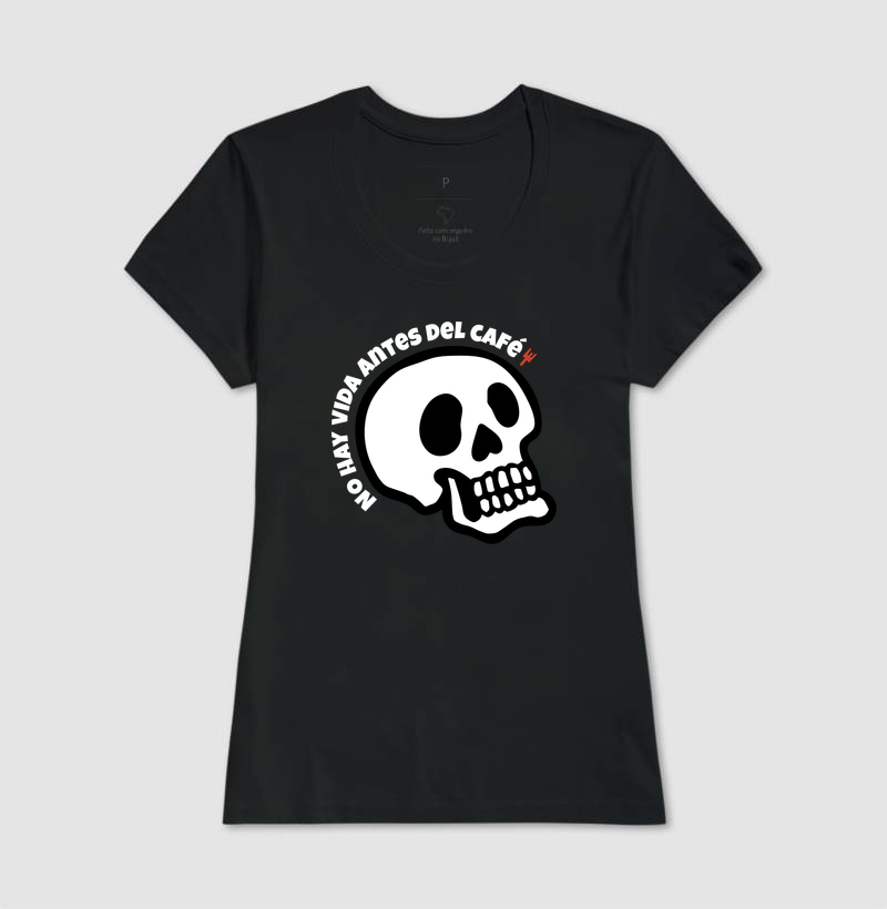 Camiseta No Hay Vida Antes del Café - Imagem 3