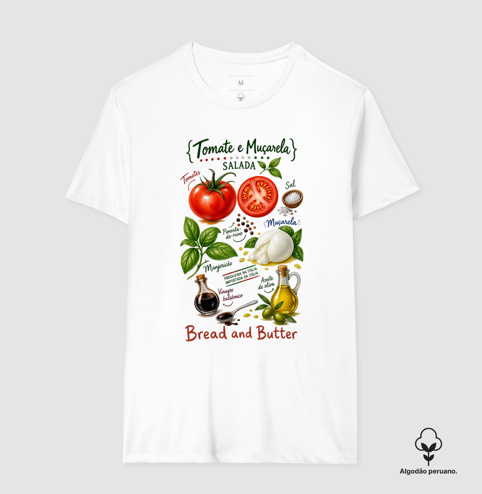 Camiseta Tomate & Muçarela - Imagem 2