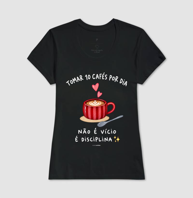 Camiseta 10 Cafés por Dia - Imagem 3