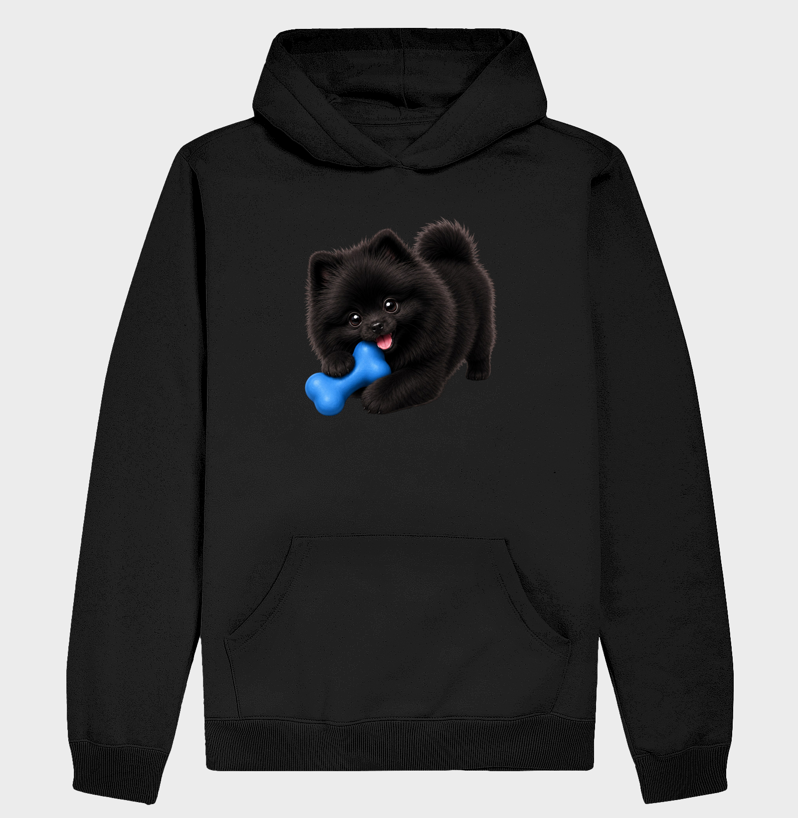 Pomerânia (Spitz Alemão) Preto - Desenho Animado - Imagem 2