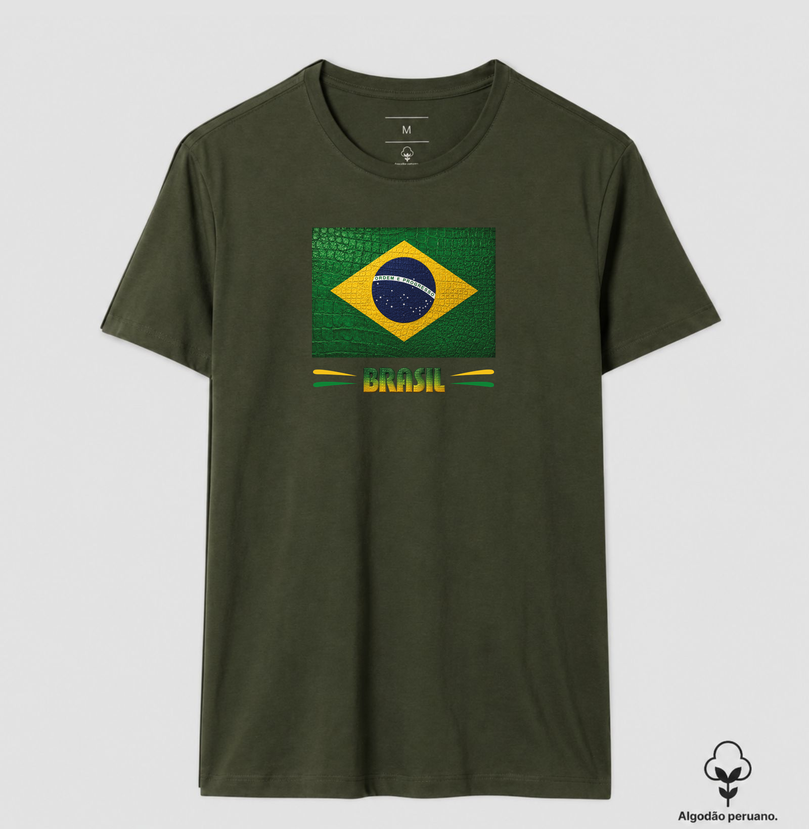 Camiseta Bandeira do BR estilizada (Masculina e Feminina) - Imagem 9