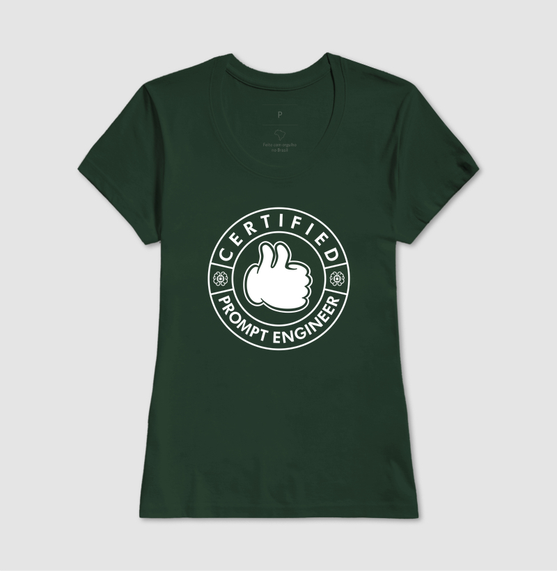 Camiseta Engenheiro de Prompt Certificado - Imagem 13