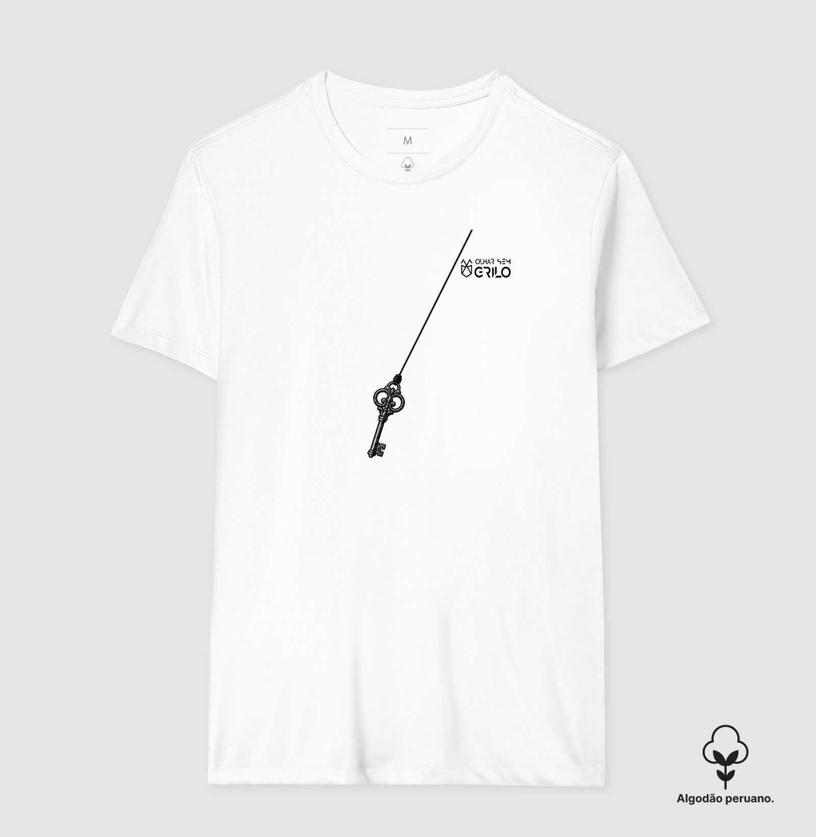Camiseta Algodão Peruano - CHAVE - Imagem 2