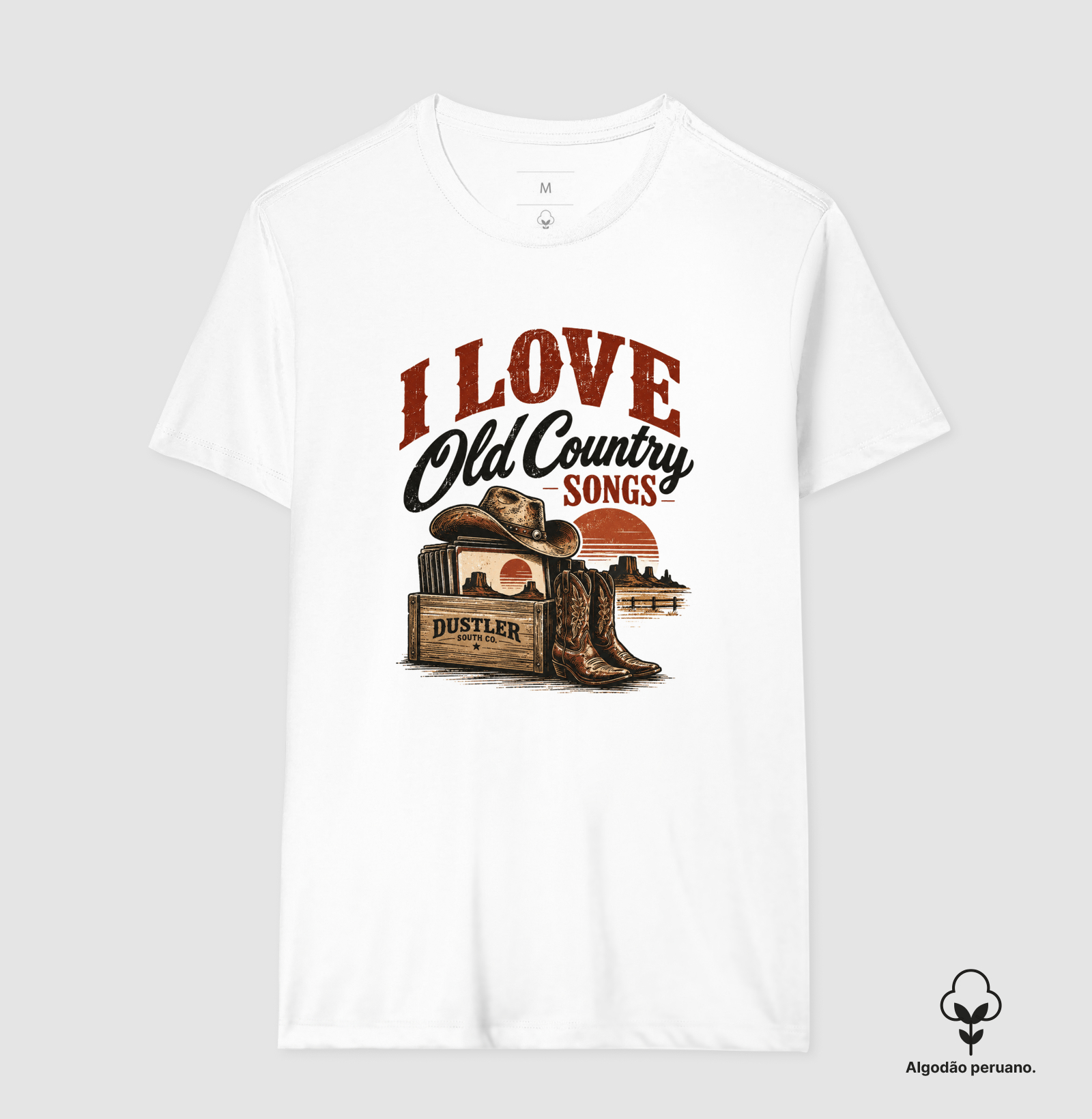 Camiseta Country Masculina I Love Old Country Songs - Imagem 2