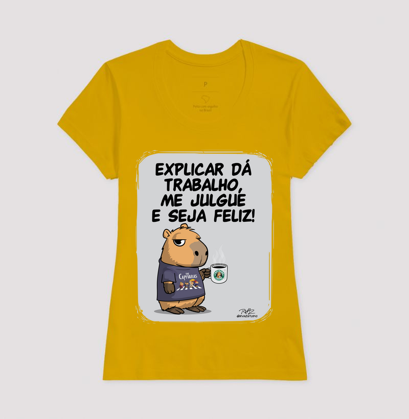 Camiseta Capivara me julgue - Imagem 15