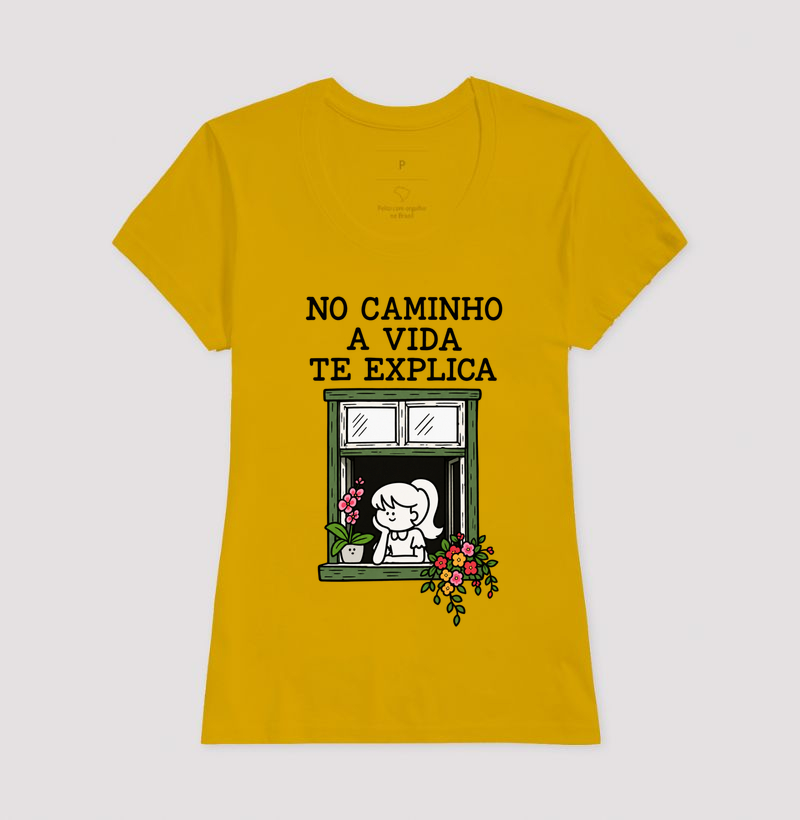 Camiseta No Caminho a Vida Te Explica (estampa G) - Imagem 15