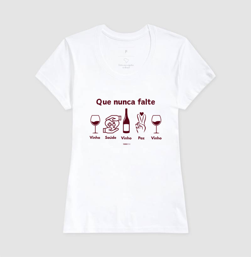 Camiseta Vinho - Que nunca Falte - Imagem 5