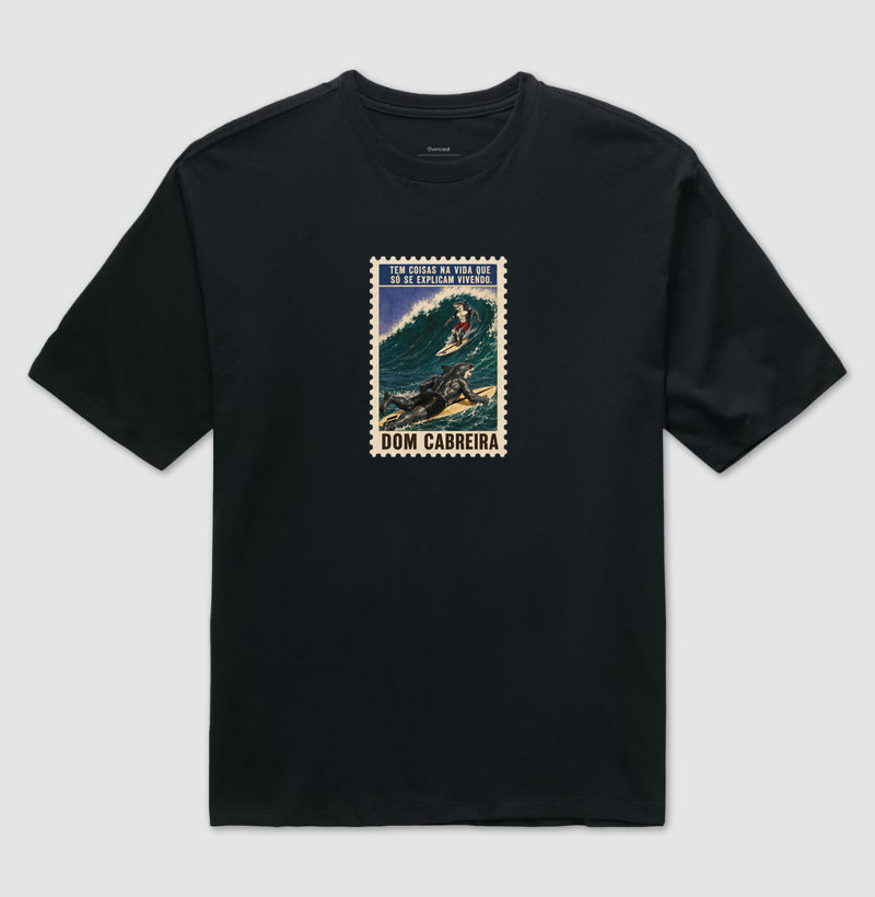 Camiseta Oversized Selo Vivendo a Vida do Surfe  - Imagem 2